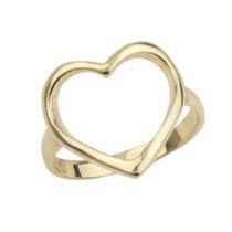 Anel Meu Coração - Cod 683 F Banhado a ouro 18k