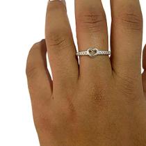 Anel Mini Coração de Prata 925