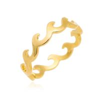 Anel Mini Ondas de Semijoia