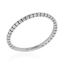 Anel Mini Quadrado de Prata 925