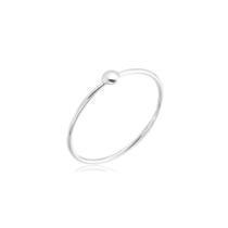 Anel minimalista círculo prata 925