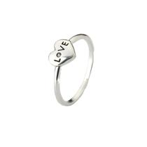 Anel Minimalista Love em Prata 925
