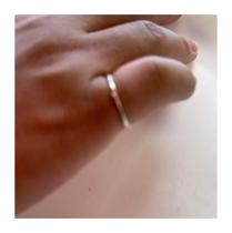 ANEL MINIMALISTA ONDULADO DE PRATA 925 - Tamanho 17 ANEL MINIMALISTA ONDULADO DE PRATA 925 - Tamanho 17