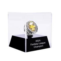 Anel Noblehead Fantasy Football Champion 2024 em ouro e prata