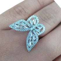 Anel Noiva Pedra Zirconia Festa Prata Ou Dourado Casamento Anel Noiva Pedra Zirconia Festa Prata Ou Dourado Casamento