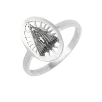 Anel Nossa Senhora De Aparecida Prata 925 Kl