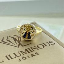 Anel nossa senhora em ouro 18K