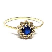Anel ouro 18K com Pedras Zirconia Anel ouro 18K com Pedras Zirconia