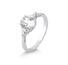 Anel oval com triangulos moissanite 6x8mm 4x4mm 2.1ct joia de prata luxo möverich tamanho:20 Anel oval com triangulos moissanite 6x8mm 4x4mm 2.1ct joia de prata luxo möverich tamanho:20