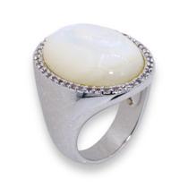 Anel Oval Zircônia AN3626 Anel Oval Zircônia AN3626