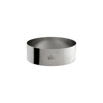 Anel para bolos e pastelaria Fat Daddio's em aço inoxidável 15,2x5,1 cm