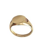 Anel para dedinho em ouro 18k amarelo aro 12 com 2 pedras turmalina rosa.Rosangela lima joias