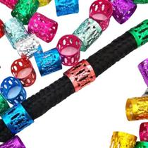 Anel para Tranças Dread Regulável 8x9mm com 300 peças