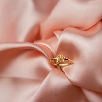 Anel Patinha Pets Semijoia Feminina com Significado e Delicadeza Simonatto Joias