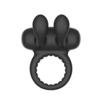 Anel Peniano 10 Vibrações Rabbit - Coleção Black Lovetoys