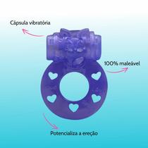Anel Peniano Cápsula Vibratória Anel Peniano Cápsula Vibratória