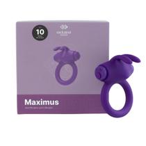 Anel Peniano com Estimulador de Coelho e Vibros - Maximus