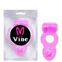 Anel peniano com vibrador e pérola estimuladora vip mix Anel peniano com vibrador e pérola estimuladora vip mix