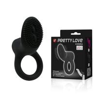 Anel Peniano com Vibrador Estimulador em Silicone Pretty Love Cobra