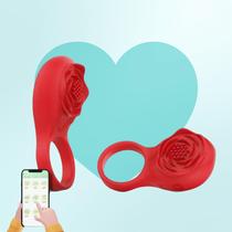 Anel Peniano Rose Controlado por APP