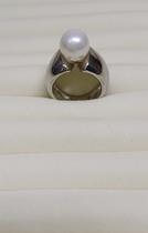 Anel perola *ródio n 16 Anel perola *ródio n 16