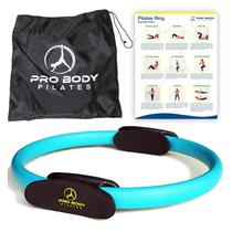 Anel Pilates Fitness Circle ProBody Pilates de 14 polegadas azul
