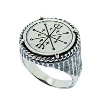 Anel Ponto Exu Tranca Ruas, Prata 925