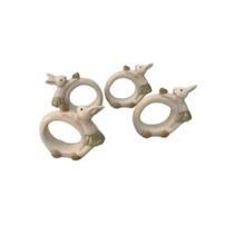 Anel Porta Guardanapo De Páscoa 4 Pçs Anel Porta Guardanapo De Páscoa 4 Pçs