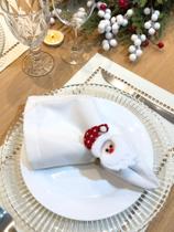 Anel Porta Guardanapo Decoração Natal Vermelho 08 Un. Anel Porta Guardanapo Decoração Natal Vermelho 08 Un.