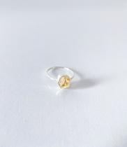 Anel Prata 925 Abundância Citrino