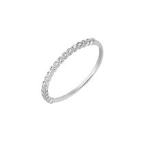 Anel Prata 925 Aparador com Zircônias 1,7 mm