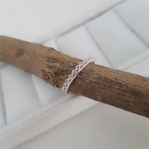 Anel prata 925 aparador de aliança losangos Anel prata 925 aparador de aliança losangos