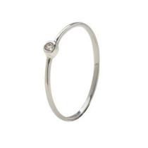 Anel prata 925 com pontinho de luz