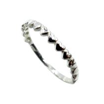 Anel Prata 925 Coração Mini Delicado