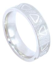 Anel Prata 925 Elegante 6mm Namoro Aliança Presente Luxo Detalhes Retângulo Anel Prata 925 Elegante 6mm Namoro Aliança Presente Luxo Detalhes Retângulo