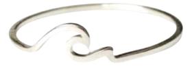 Anel Prata 925 Onda Mar 1mm Presente Moderno Tungstenio Luxo