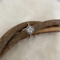 Anel prata 925 solitário losango zirconia Anel prata 925 solitário losango zirconia