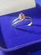 Anel Prata 950 Pedras Zircônias