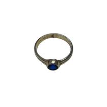 Anel Prata 950 Zircone Colors Ponto de Luz Azul Anel Prata 950 Zircone Colors Ponto de Luz Azul