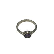 Anel Prata 950 Zircone Colors Ponto de Luz Violeta Anel Prata 950 Zircone Colors Ponto de Luz Violeta