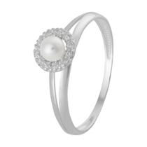 Anel Prata Link Pérola Anel Prata Link Pérola