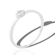 Anel Prata Original Feminino Rosa Flor Delicado Zirconia Anel Prata Original Feminino Rosa Flor Delicado Zirconia