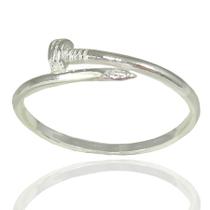 Anel Prego De Prata Legitima Moderno Delicado Anel Prego De Prata Legitima Moderno Delicado