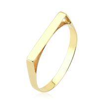 Anel Quadrado VAZADO EM CIMA Ouro Puro 18k 2mm Tamanho:30Cor:Dourado Anel Quadrado VAZADO EM CIMA Ouro Puro 18k 2mm Tamanho:30Cor:Dourado