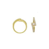 Anel Raio Pedra no Meio