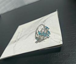 Anel ramo de trigo rodio Anel ramo de trigo rodio