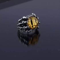 Anel Regulável Ajustável Olhos Dragão Punk Rock Vintage