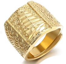 Anel Regulável Banhado a ouro 18k
