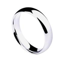 Anel Relacionamento Namoro Prata 6mm Tradicional Anatomica Tungstenio Compromisso Presente