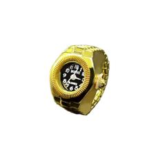 Anel Relógio Feminino Aço Inoxidável Quartzo Analógico